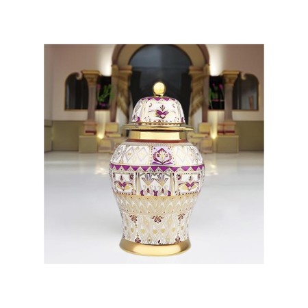 Kosova Seramik Orta Boy Kapaklı Küp SYV-02