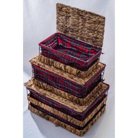 Acar 3'Lü Kapaklı Sepet SEP-07854