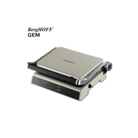 Berghoff Gem Retro Digital Izgara Ve Tost Makinesi Vanilya Krem 7950500