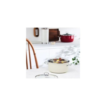 Arow Thor 22 Cm Kızartma Tenceresi Krem TR-6486