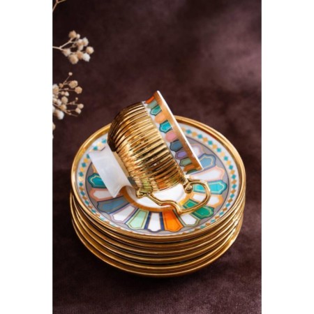 Acar Pompeı 6'Lı Kahve Fincan Takımı SHP-07192