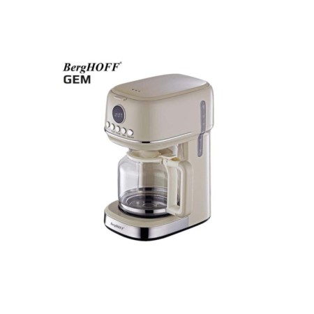 Berghoff Gem Retro Filtre Kahve Makinesi Vanilya Krem 7950400