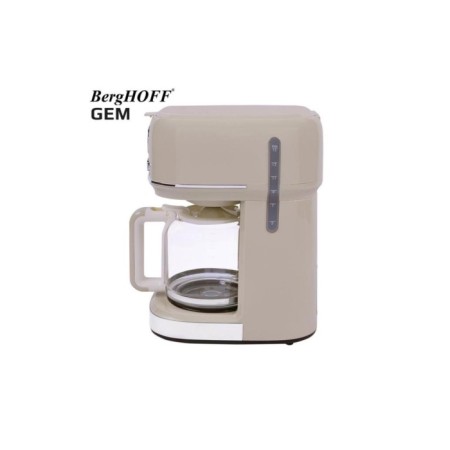 Berghoff Gem Retro Filtre Kahve Makinesi Vanilya Krem 7950400
