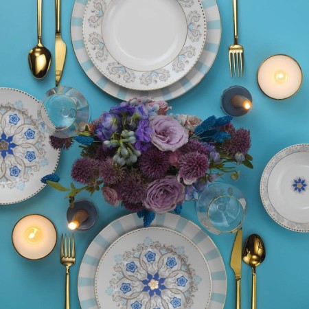 Kütahya Porselen INBNKL53YT43011402 Incı Bone Yuvarlak 12 Kişilik 53 Parça Yuvarlak Yemek Takımı