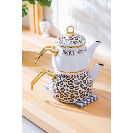 Acar Qualıta Nova Emaye Çaydanlık Takımı  XAP-08527