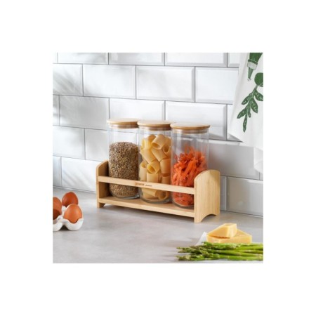 Bambum Duo Mix 4 Parça Standlı Baharatlık Seti Büyük B5591