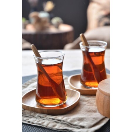 Bambum Silva 6 Parça Kare Çay Tabak B2502