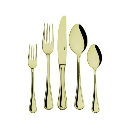 Hisar Contour Titanyum Gold 6 Kişilik 30 Parça Çatal Kaşık Bıçak Seti