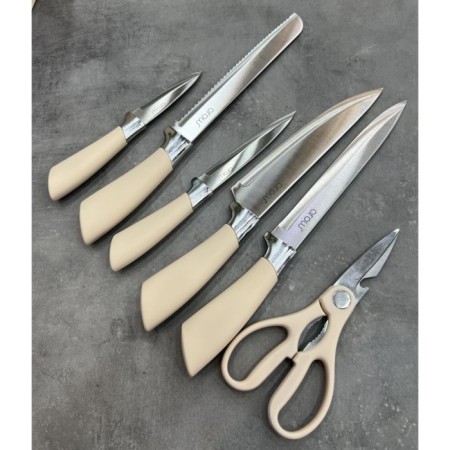 Arow Pamela 7 Parça Bıçak Seti Standlı TR-4627