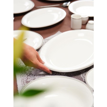 Maxx Doria Palace Silver Paisley 12 Kişilik 60 Parça Yemek Takımı PA2004