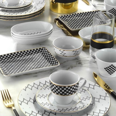 Kütahya Porselen LB32KH43011515 Leonberg 6 Kişilik 32 Parça Yuvarlak Kahvaltı Takımı