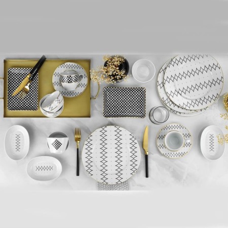 Kütahya Porselen LB32KH43011515 Leonberg 6 Kişilik 32 Parça Yuvarlak Kahvaltı Takımı