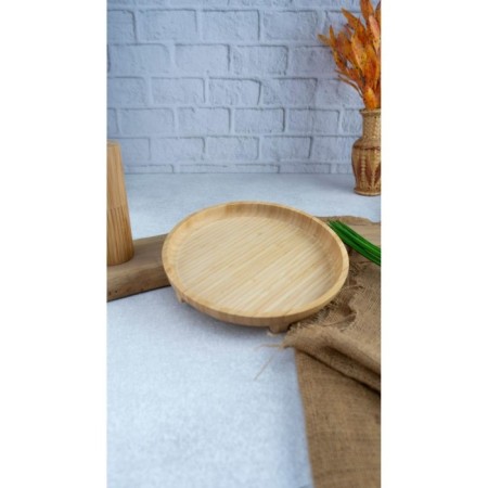 Bambum Olimpius Plus Ayaklı Sunum Tepsisi Yuvarlak Küçük B5930