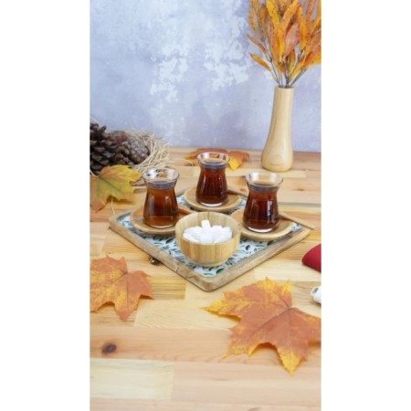 Bambum Kangura Kare Tepsi Yaprak Orta B5961