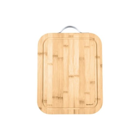 Bambum Zoe Çelik Kulplu Kesme Tahtası B6019