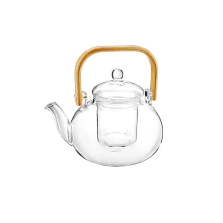 Bambum Lear Süzgeçli Cam Demlik 1000 Ml B6066