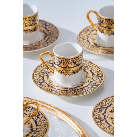 Acar Cecıly Porselen 6'Lı Kahve Fincan Takımı MGL-06890