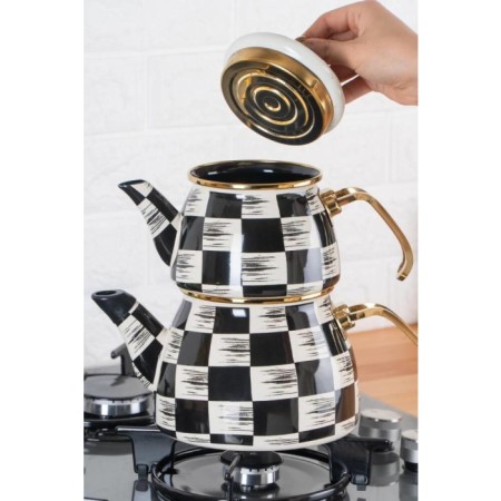 Acar Qualıta-Kıng Doroty Emaye Çaydanlık XAP-06375