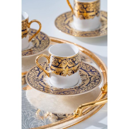 Acar Cecıly Porselen 6'Lı Kahve Fincan Takımı MGL-06890