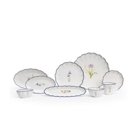 Maxx Doria Flower Blue 6 Kişilik 29 Parça Kahvaltı Takımı PA2084