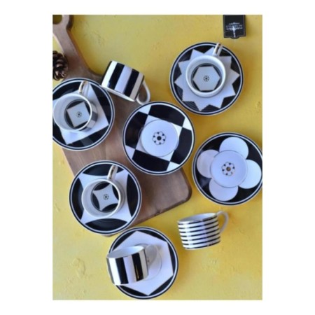 Acar Anita 6'Lı Kahve Fincan Takımı GRN-05027