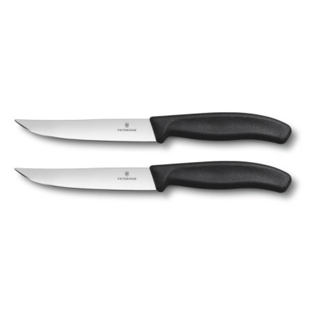 Victorinox SwissClassic 2 li 12 Cm Siyah Gourmet Steak-Biftek Bıçağı (Blisterli) 6.7903.12B