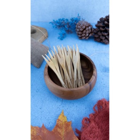 Bambum Piaz 12 Parça Çatal Seti Büyük B5934