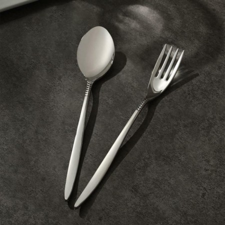 Hisar Mamba Sade 12 Kişilik 84 Parça Çatal Kaşık Bıçak Seti