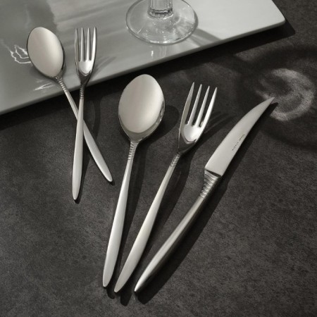 Hisar Mamba Sade 12 Kişilik 84 Parça Çatal Kaşık Bıçak Seti