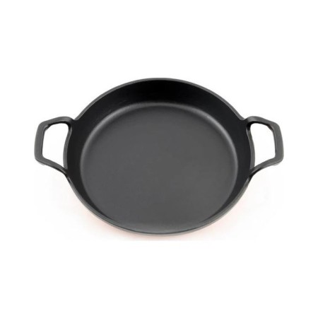 Parlak Mat Emayeli 22 Cm Yuvarlak Düz Sahan Parlak Turuncu