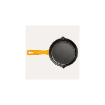 Parlak Mat Emayeli Degrade Turuncu 16 Cm Yuvarlak Düz Tava