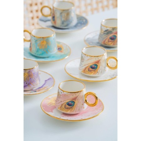 Acar Astera 6'Lı Kahve Fincan Takımı KAI-21-0128