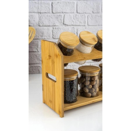 Bambum Tier 8 Parça 2 Katlı Standlı Baharatlık Seti B5780