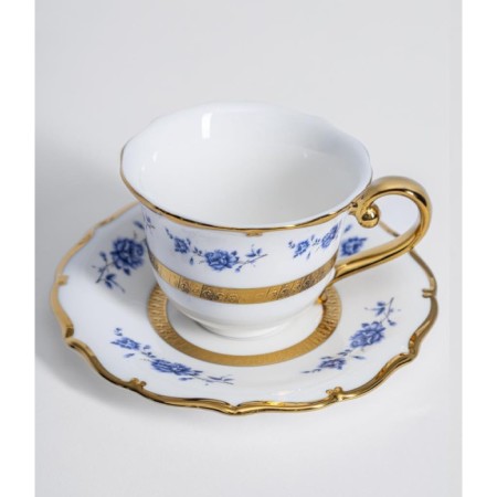 Maxx Doria Majestic Azure 6 Kişilik 12 Parça Kahve Fincan Takımı PA2100