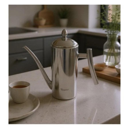 Taşev Zed Çok Amaçlı Çelik Demlik 700 Ml T6358