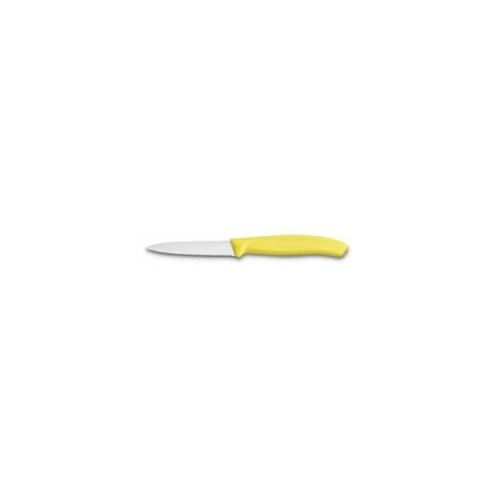 Victorinox SwissClassic 8 Cm Tırtıklı Sarı Soyma Bıçağı 6.7636.L118