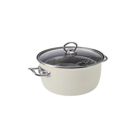 Arow Thor 22 Cm Kızartma Tenceresi Krem TR-6486