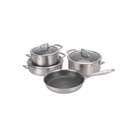 Maxx Doria Steel Fusion 7 Parça Tencere Takımı PA3004