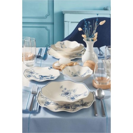 Güral Porselen GBSNES24Y4E1891 Nesrin Elegant 24 Parça 6 Kişilik Yemek Takımı