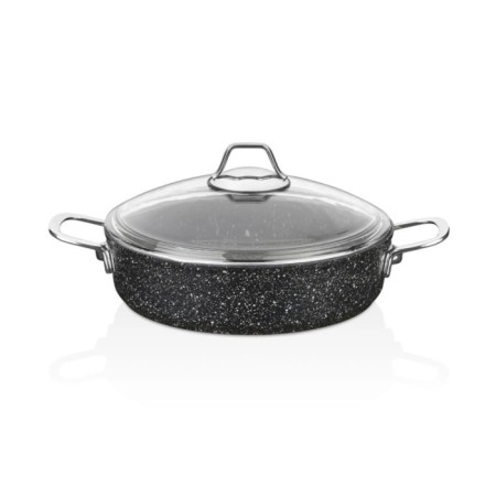 Falez Black Lıne 22 Cm Kısa Tencere  BLN 3021