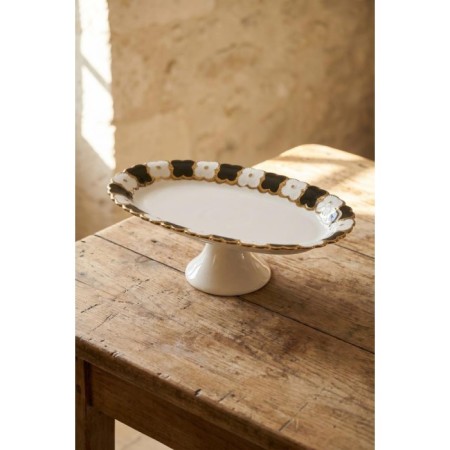 Acar Cleef Seramik Ayaklı Sunum Tabak CLF-09321