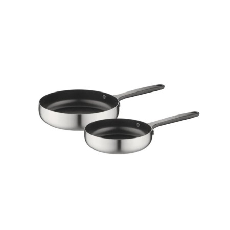 Berghoff Home Belly 2'Li Tava Seti Füme-Siyah (20 Cm+24 Cm) 9800037