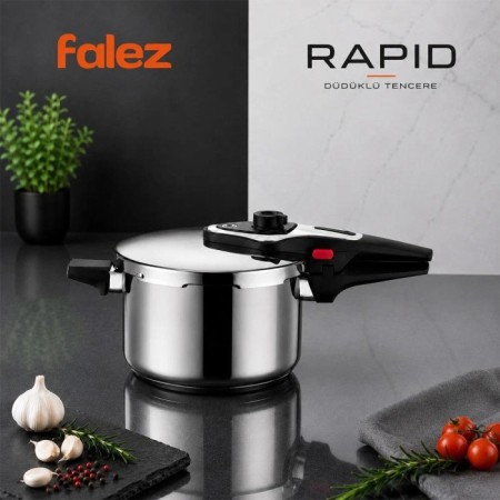 Falez Rapid 6 Lt Düdüklü Tencere RPD1002