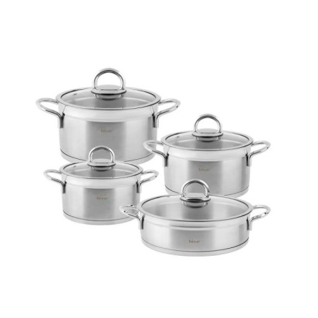 Hisar Orion Metal Kulp 8 Parça Tencere Seti