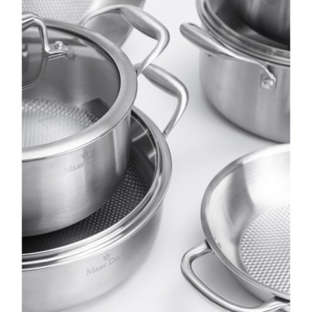 Maxx Doria Steel Castor 10 Parça Tencere Takımı PA3023