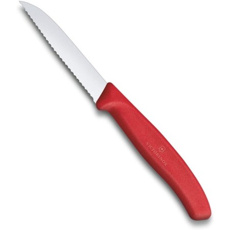 Victorinox SwissClassic 8 Cm Kırmızı Tırtıklı Soyma Bıçağı 6.7431