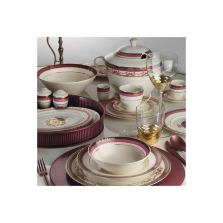 Kütahya Porselen BNKL86YT430116124 Bone Kalipso 12 Kişilik 86 Parça Yemek Takımı