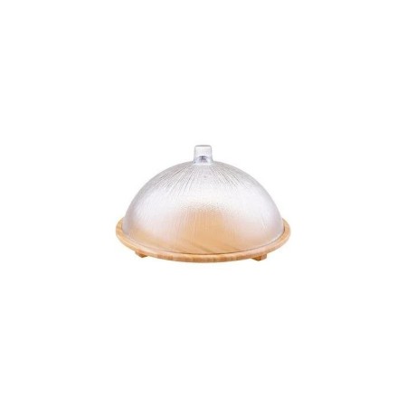 Bambum Kuga Cam Kapaklı Kek Fanusu Düşük Ayaklı 26 Cm B3952