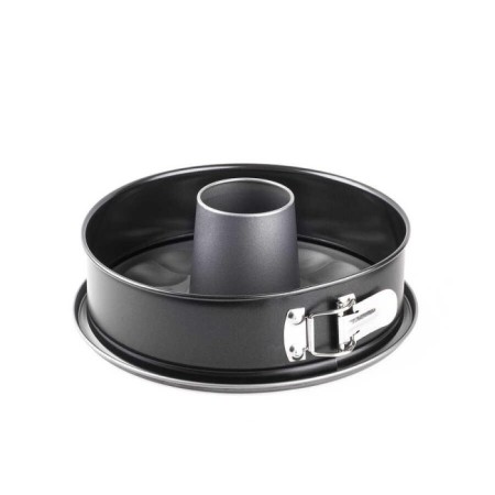 Tantitoni Silver Tabanlı Kelepçeli Tüplü Kek Kalıbı 24 Cm SK90224S