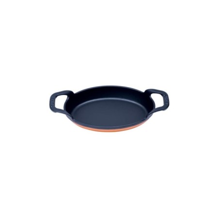 Parlak Mat Emayeli 21*13 Cm Oval Düz Sahan Parlak Turuncu